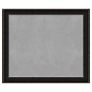 Mezzanine Espresso 56 in. x 48 in. Framed Magnetic Board