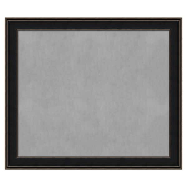 Amanti Art Mezzanine Espresso 56 in. x 48 in. Framed Magnetic Board