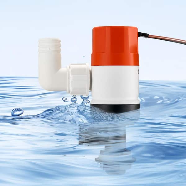 Livewell Pump for Boat 12V 1100GPH Straight Livewell Aerator Pump with Dual Inlet ABA Housing for Freshwater 2025 update