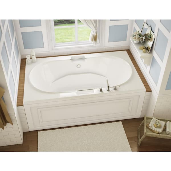 MAAX Antigua 72 in. Acrylic Center Drain Oval Drop-in