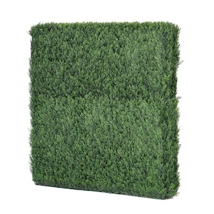 48 in. Green Artificial Cedar Hedge