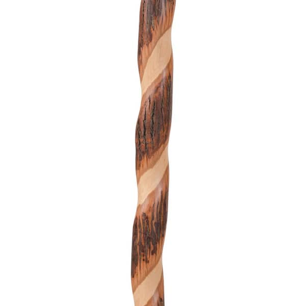 Brazos Walking Sticks 34 in. Twisted Aromatic Cedar Derby Walking Cane  502-3000-0027 - The Home Depot