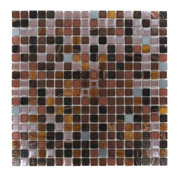 Ivy Hill Tile Capriccio Campobasso 12 in. x 12 in. x 8 mm Glass Floor and Wall Tile