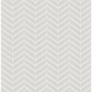 Bison Grey Herringbone Paper Strippable Roll (Covers 56.4 sq. ft.)