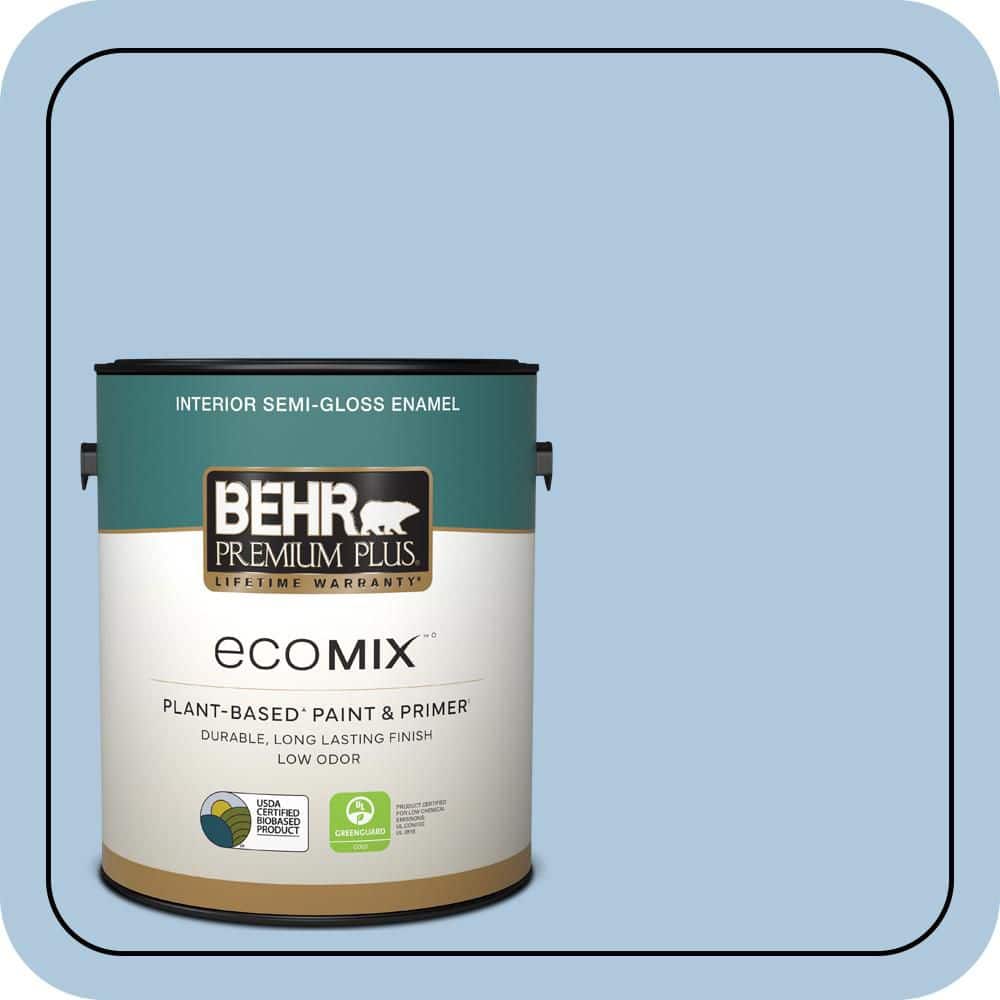 1 gal. #M510-2 Life At Sea Semi-Gloss Enamel EcoMix Plant-Based Interior Paint & Primer price history on PriceWatchPro