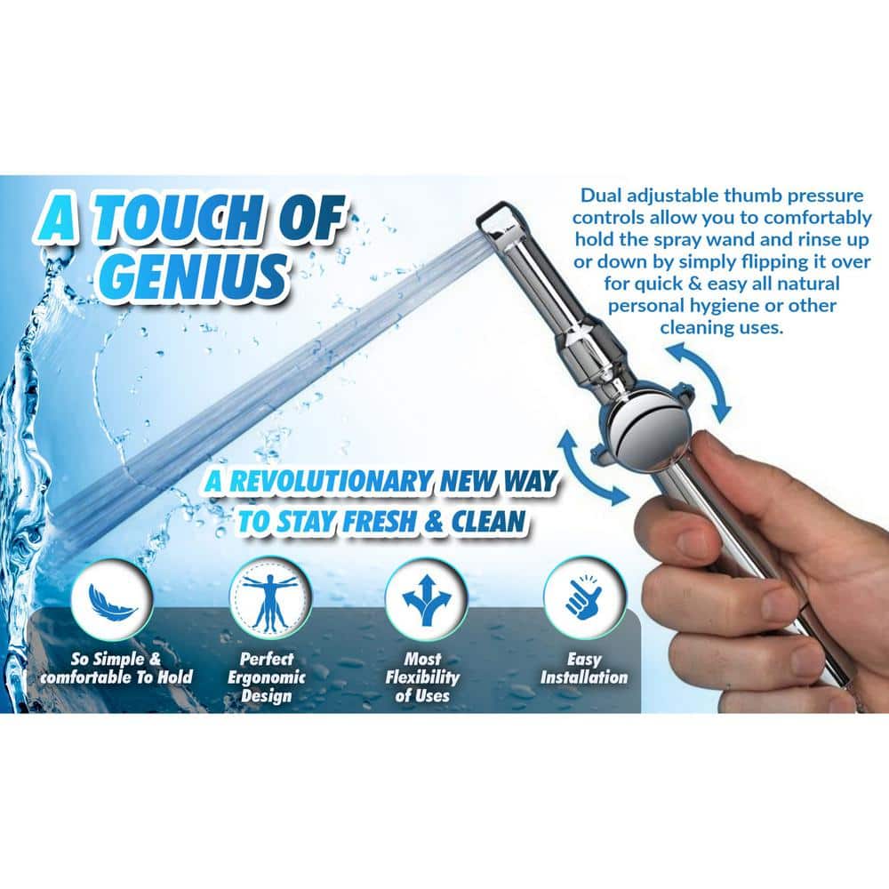 Aquaus 360 Brass Handheld Bidet Sprayer with Dual Spray