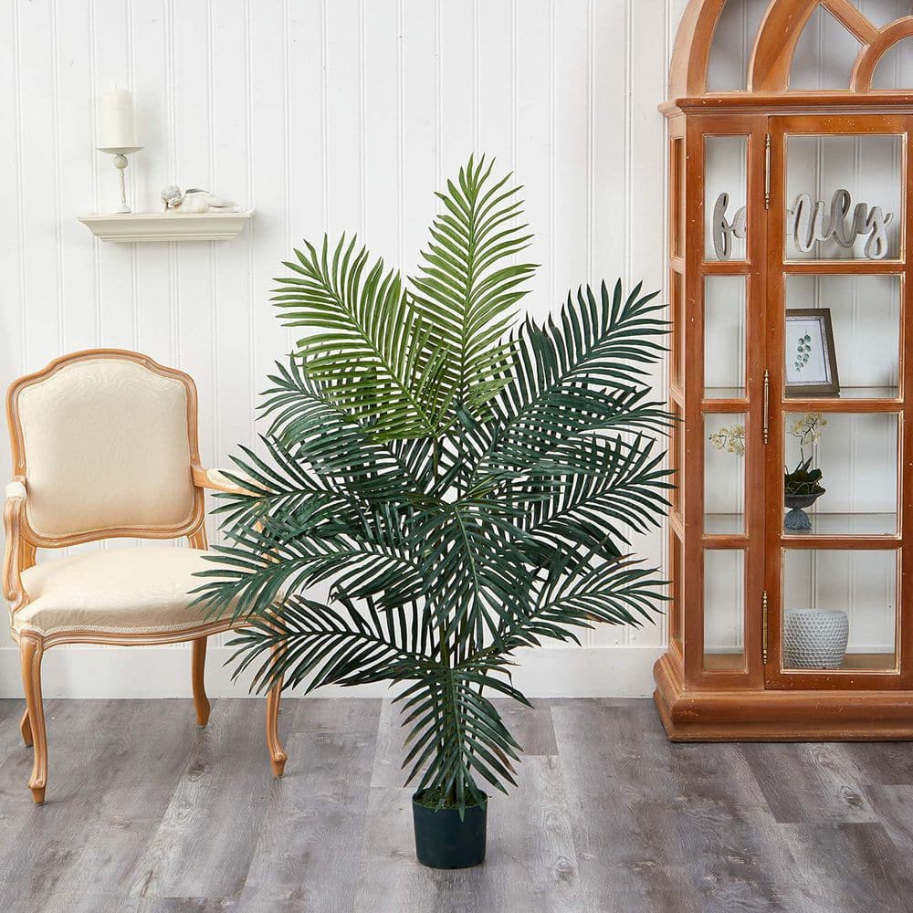 5 ft. Artificial Palm Tree in Pot for Indoor/Outdoor