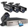 ZOSI H.265 Plus 8-Channel 5MP-LITE DVR 1TB Hard Drive Security Camera ...