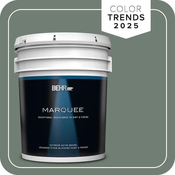 BEHR MARQUEE 5 gal. #N420-5 Boreal Satin Enamel Exterior Paint & Primer