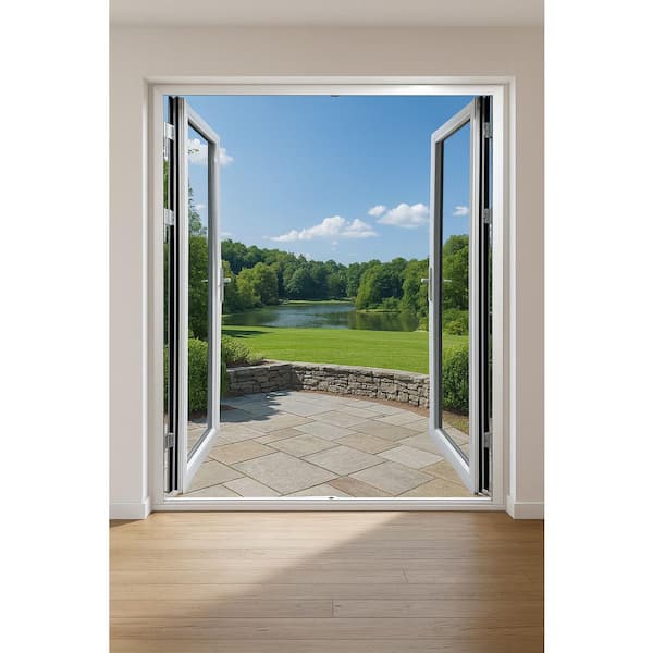 TEZA DOORS Teza F65 Series 61. 5 x 80 in. Aluminum French Door