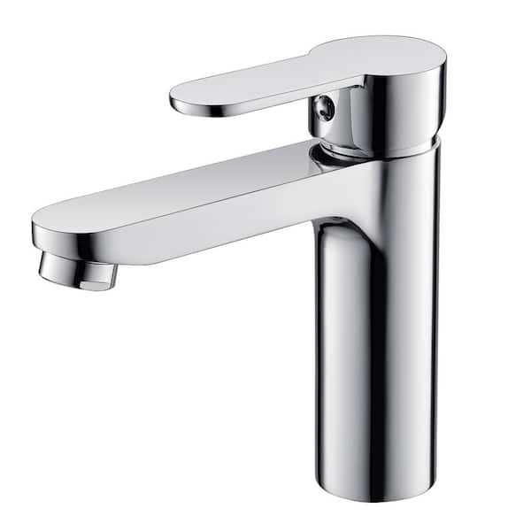 Maincraft Single-Handle Single-Hole Bathroom Faucet Chrome