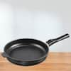 Ozeri Earth Professional Series 11 in. Aluminum Ceramic Nonstick Frying Pan  in Onyx ZP13-28RH - The Home Depot