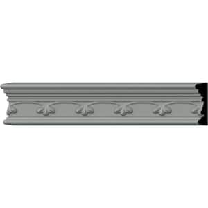 SAMPLE - 3/4 in. x 12 in. x 1-7/8 in. Urethane Remington Chair Rail Moulding