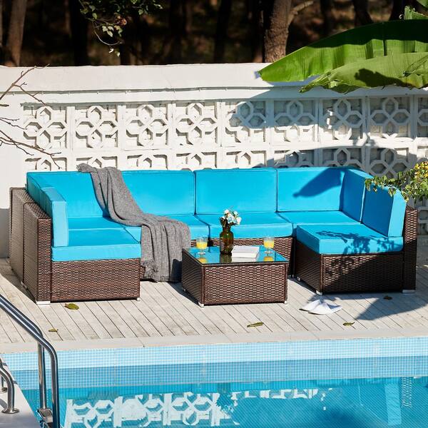 Wicker Outdoor Sectional Set, Sirio Outdoor Furniture Covers