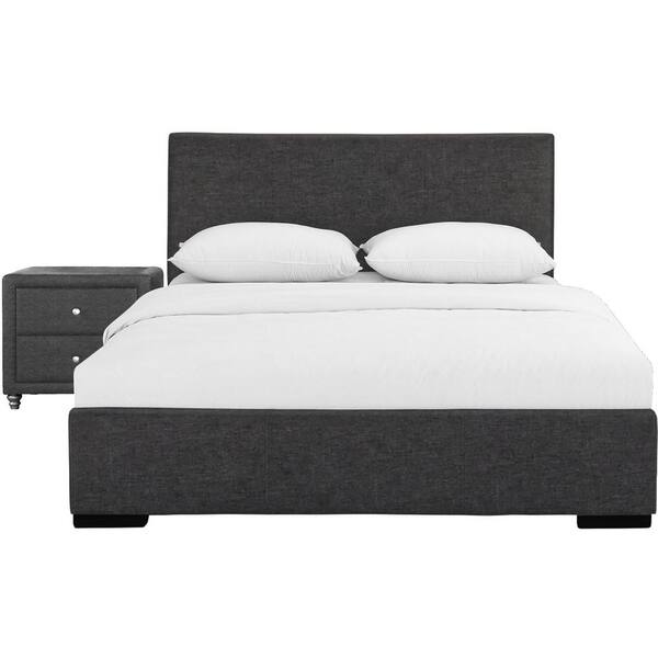 Camden Isle Hindes 2Piece Gray Full Bedroom Set 86990 The Home Depot