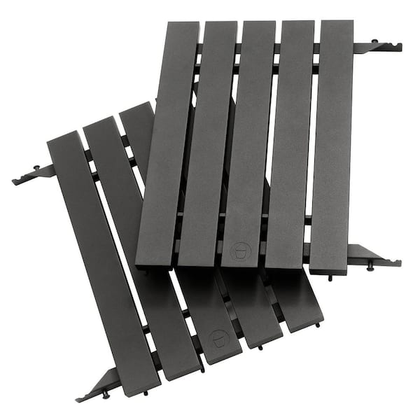 Kamado Joe Classic Joe Aluminum Side Shelves in Black