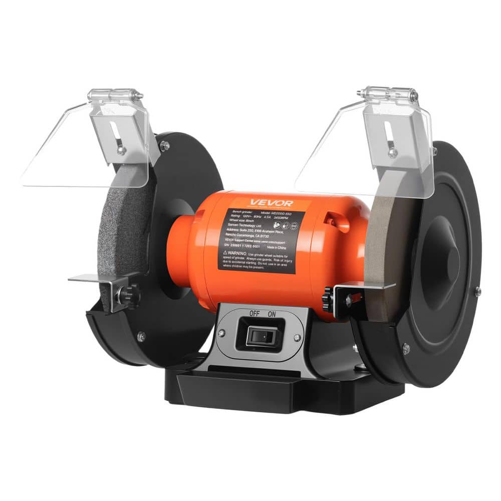 Bench Grinder, 8 in. Single Speed Bench Grinder, 3450RPM High-Speed Table Grinders with 550W 4. 5A Induction Motor price history on PriceWatchPro