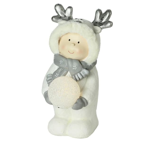 Northlight 22-Inch Plush White and Blue Sitting Tabletop Yeti Christmas  Figure, 1 - Ralphs