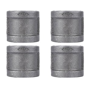 1 in. Black Iron Coupling (4-Pack)