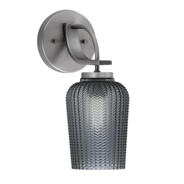Unbranded Olympia 1-Light Graphite Wall Sconce