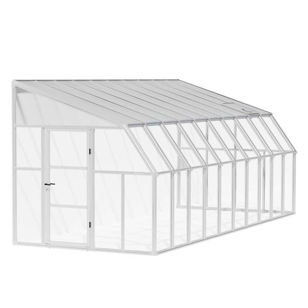 CANOPIA by PALRAM Sun Room 8 ft. x 20 ft. White/Clear Patio Enclosure and Solarium