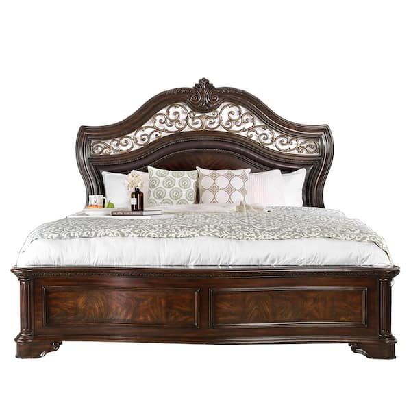 William S Home Furnishing Menodora, Queen Bed With Tufted Headboard