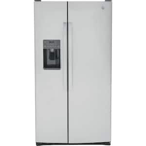 25.3 cu. ft. Side by Side Refrigerator in Fingerprint Resistant Stainless Steel, Standard Depth, ENERGY STAR