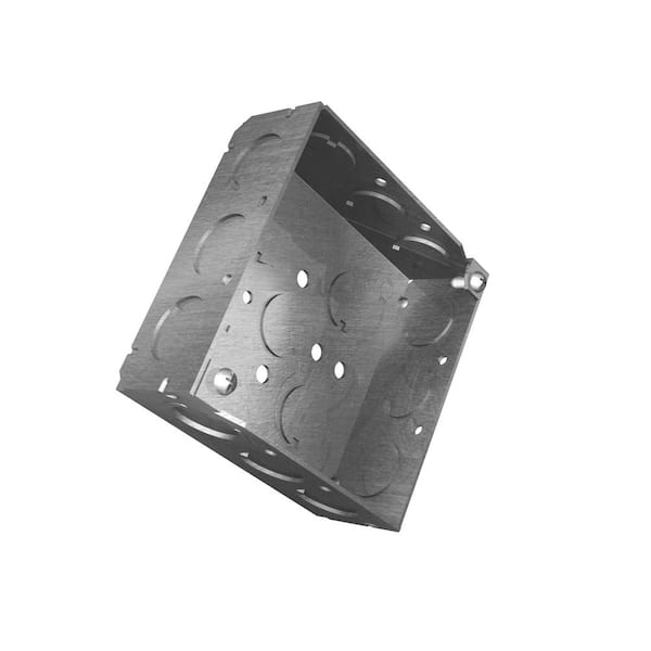 Steel City 2-Gang Square Device Wall Box (2G4D1234-10R) 2G4D1234
