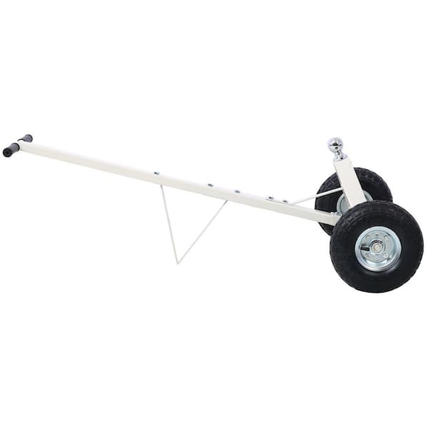 Trailer Dolly with Pneumatic Tires-600 lbs. Maximum Tongue Weight Capacity, Gray Color