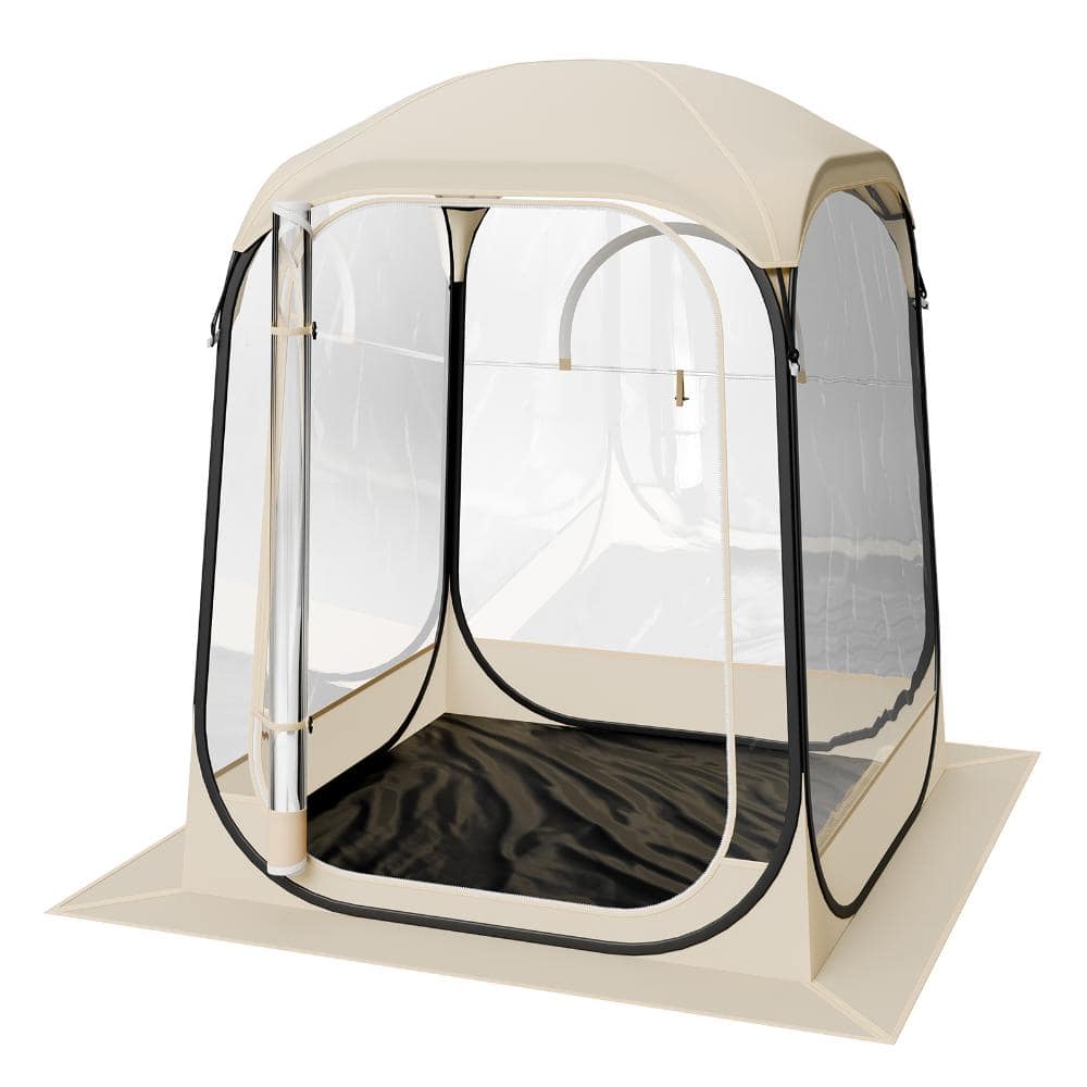 50 x 50 in. Clear Bubble Tent, 1 Person Pop Up Sports Pod, Waterproof Outdoor Igloo Dome with Floor Mat price history on PriceWatchPro