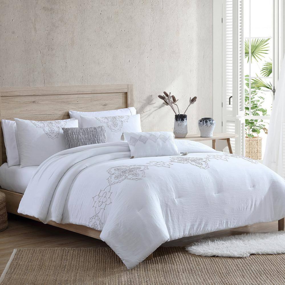 5-Piece Elia Microfiber Queen Comforter Set 3MLTICSE-ELI-QN - The Home ...