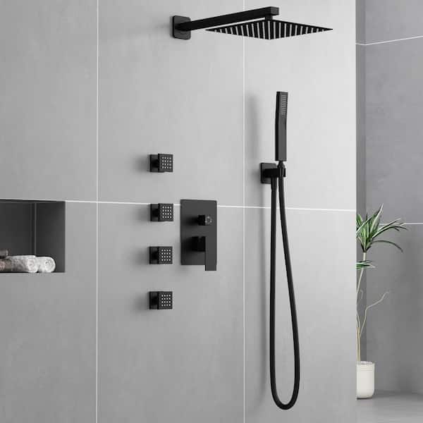 FFQT, Free-standing shower with shower head with spray jet