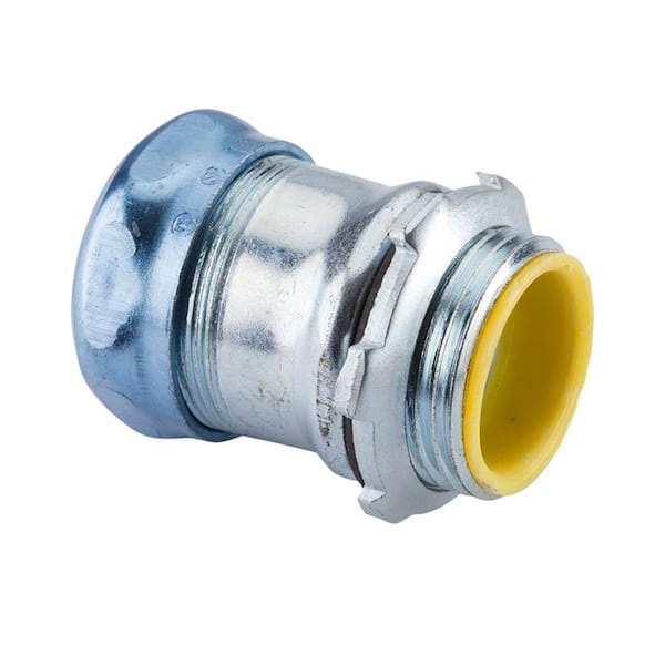 Halex 1 in. Electrical Metallic Tube (EMT) Insulated Rain Tight Connector