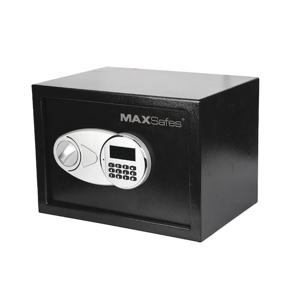 0.5 cu. ft. Hotel and Office Safe with Electronic Keypad Lock Access in Black