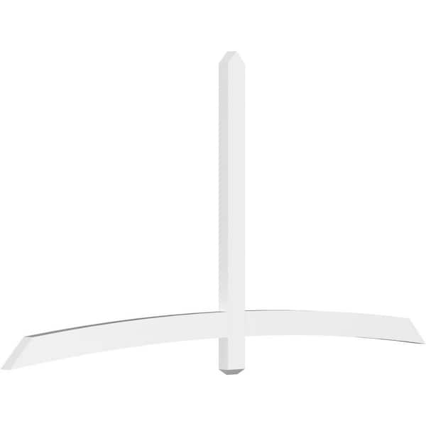 Ekena Millwork Bellingham 96 in. W x 48 in. H x 2 in. D Signature Polyurethane Bracket