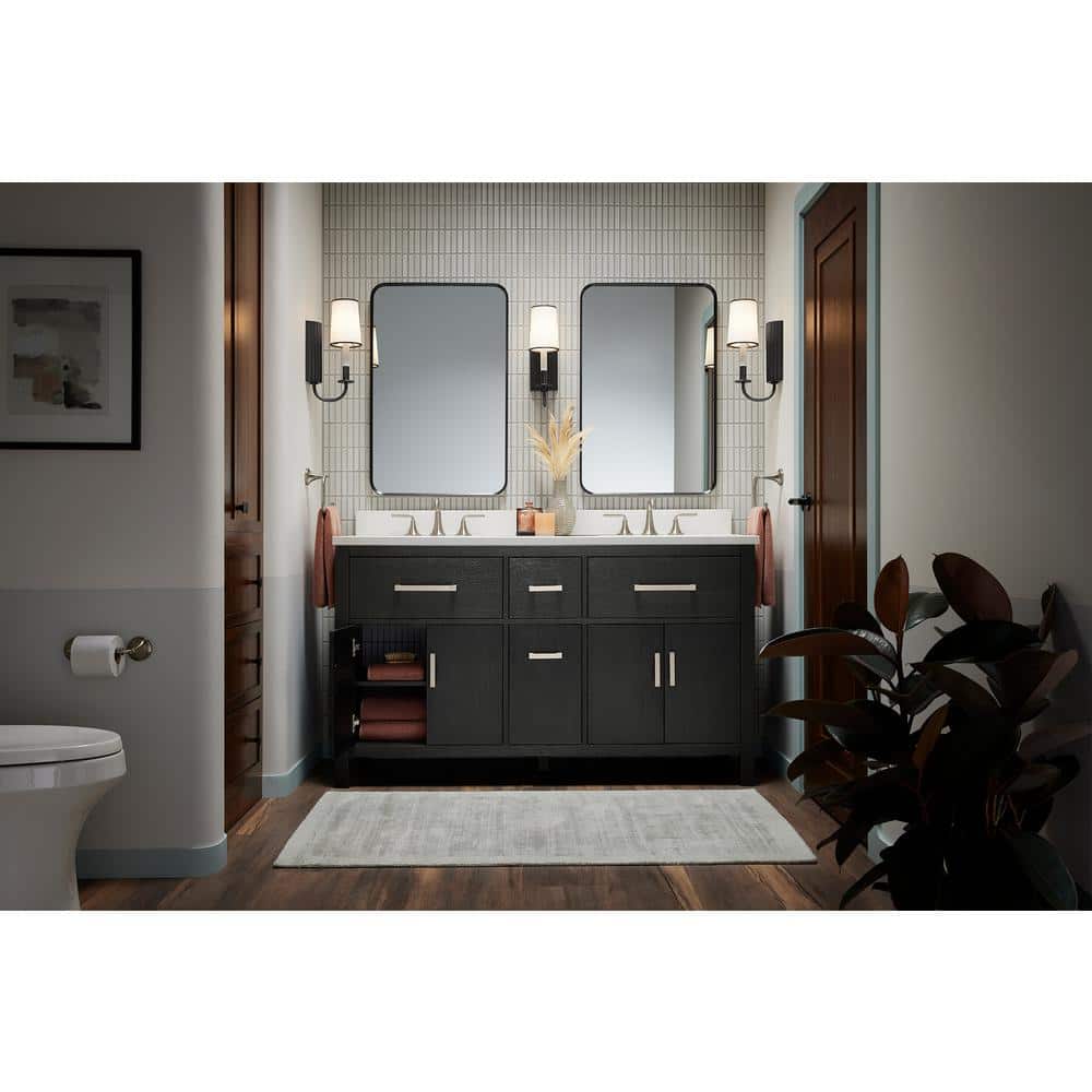 Brushed Nickel Pivoting Toilet Paper Holder