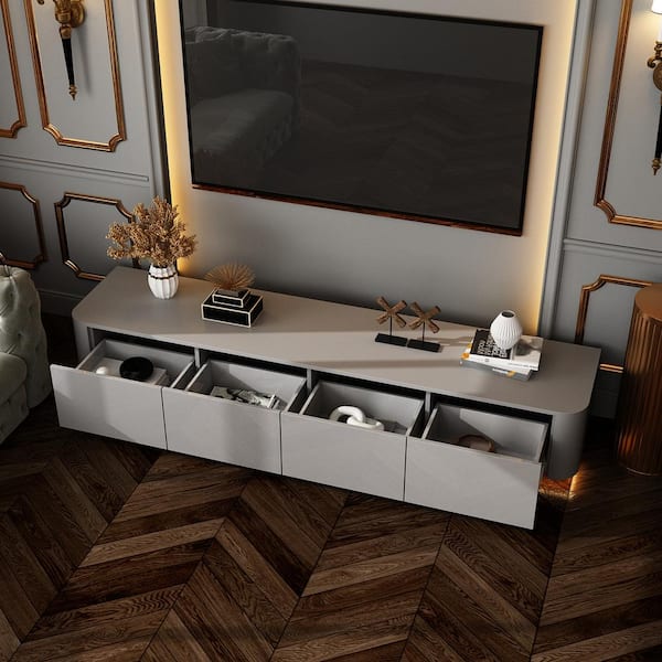 Matt grey tv unit discount