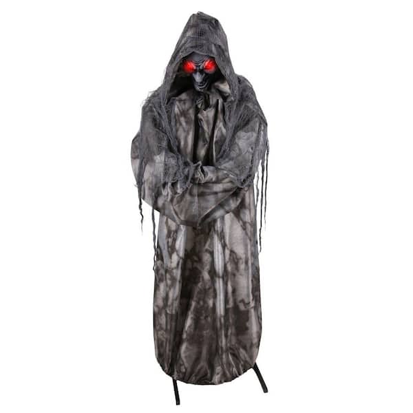 Haunted Hill Farm 5.4 ft. LED Standing Jump Scare Witch Halloween