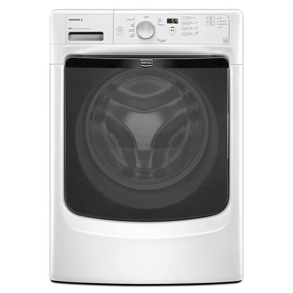 Maytag Maxima X 4.1 cu. ft. High-Efficiency Front Load Washer in White, ENERGY STAR-DISCONTINUED