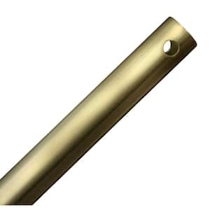 36 in. Estate Brass Extension Downrod