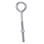 1/4 in. x 2-5/8 in. Stainless Steel Eye Bolt with Nut (2-Pack)