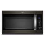 1.9 cu. ft. Over the Range Microwave in Fingerprint Resistant Black Stainless with Sensor Cooking