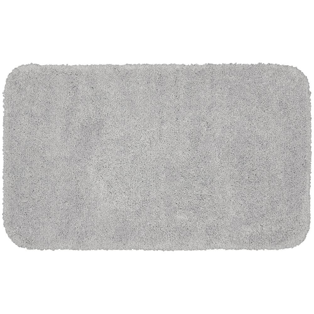 Garland Rug Finest Luxury Bath Rug 30-Inch by 50-Inch Platinum Gray