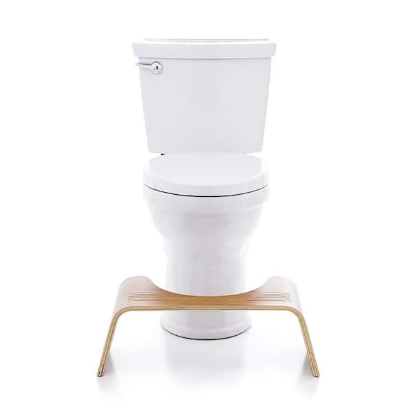 Squatty Potty 9 in. Ecco Plastic Toilet Stool in White sp-e-9 - The Home  Depot