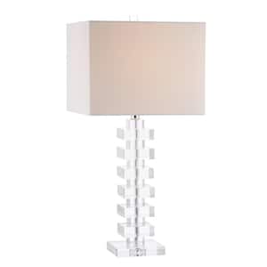 June 28 in. Clear Crystal Table Lamp