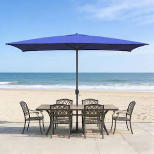 Freestyle 7.5 ft. Rectangular Patio Umbrella, Outdoor Table Market