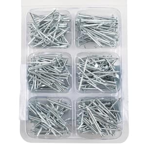 Zinc-Plated Nail and Brads Combo Kit (344-Pack)