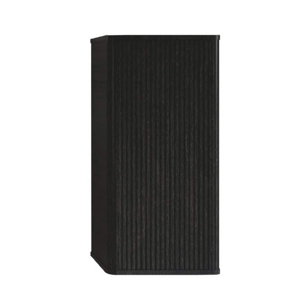 14.17 in. W x 11.41 in. D x 29.52 in. H Engineered Wood Bathroom Storage Wall Cabinet in Black Oak price history on PriceWatchPro