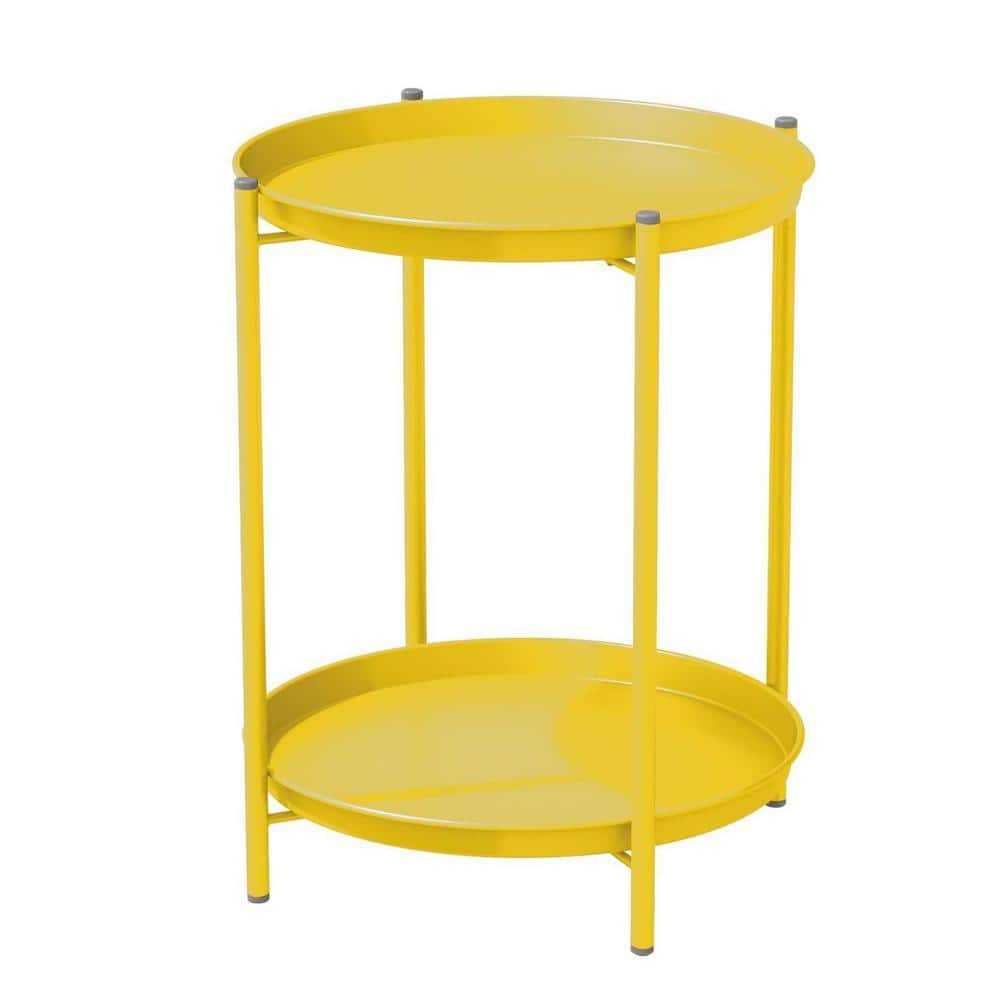 OLILAWN Outdoor side table, double-layer design, various colors ...