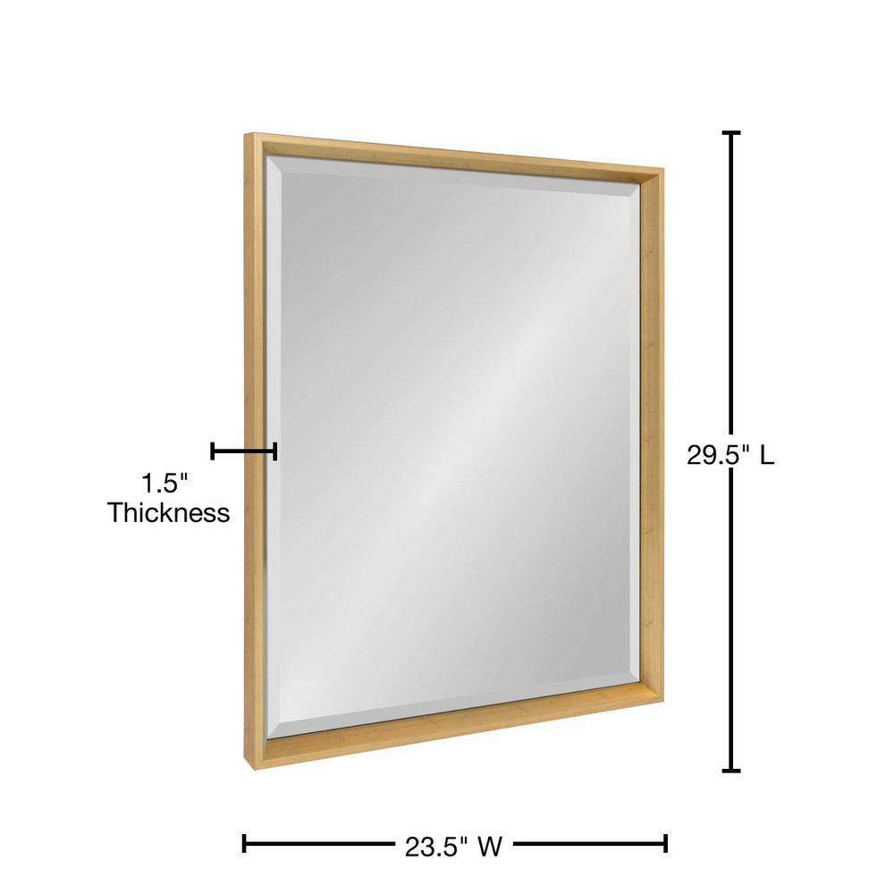 Gold Rectangular Full Length Wall Mirror